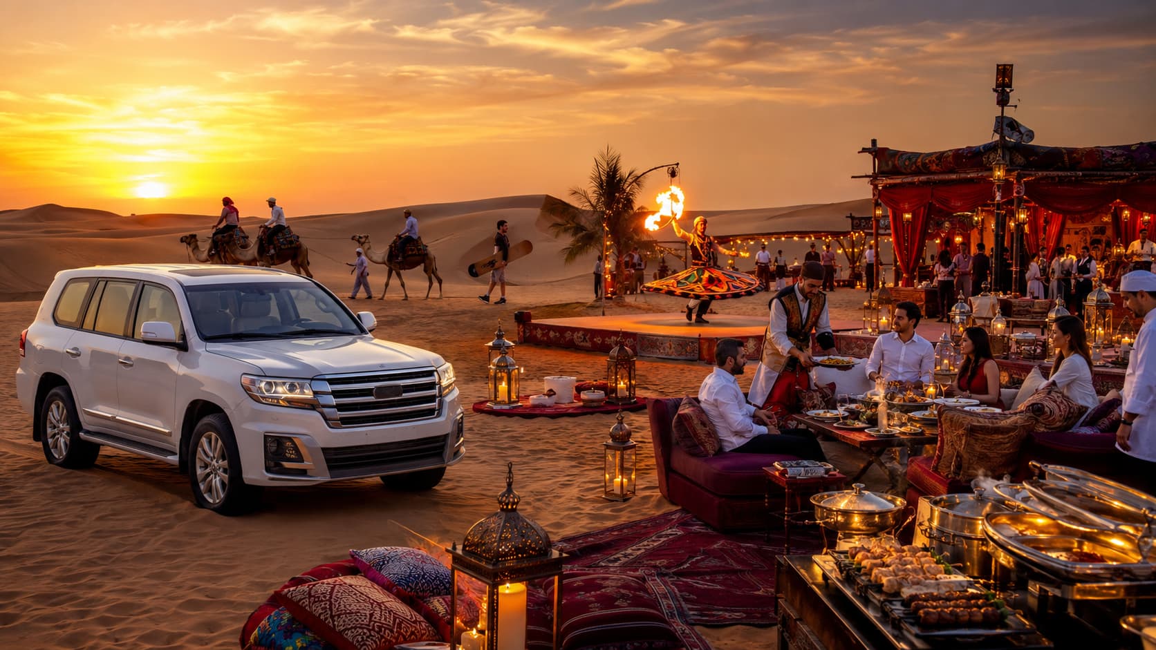 Evening Sharing Safari VIP Dubai