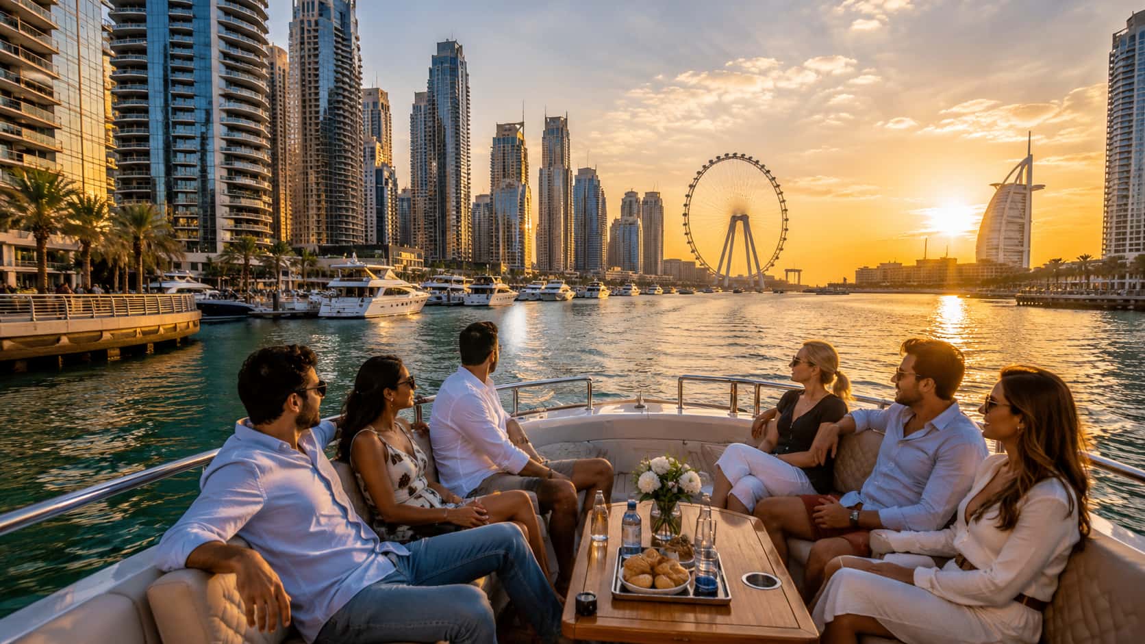 Marina Boat Ride Dubai