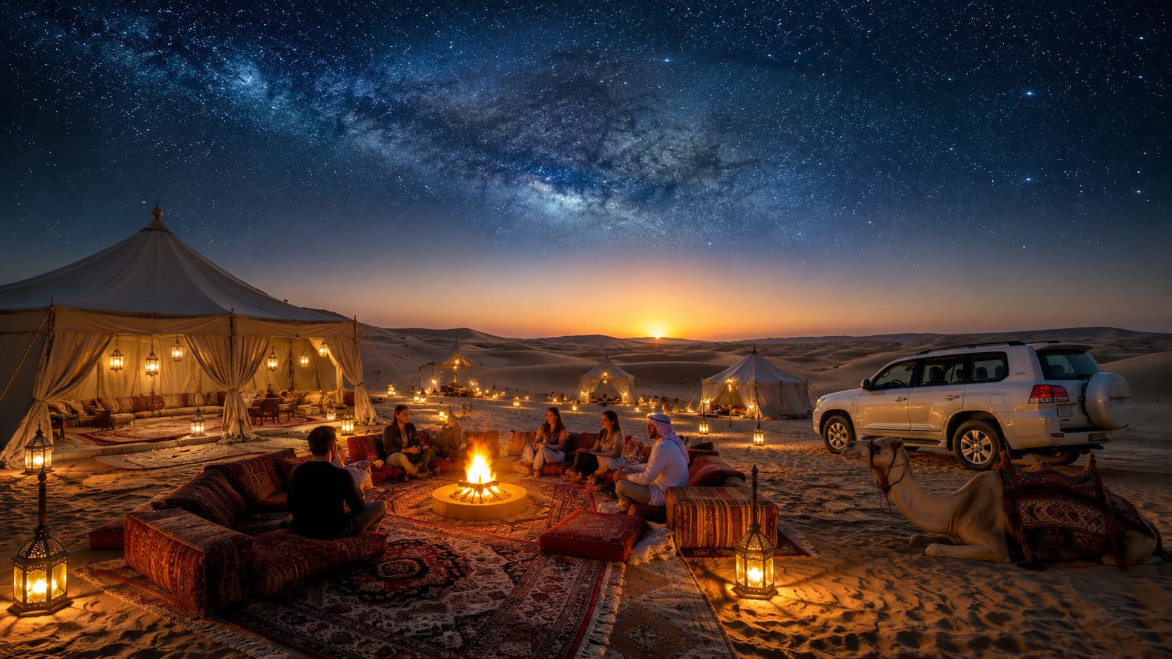 Overnight Sharing Desert Safari